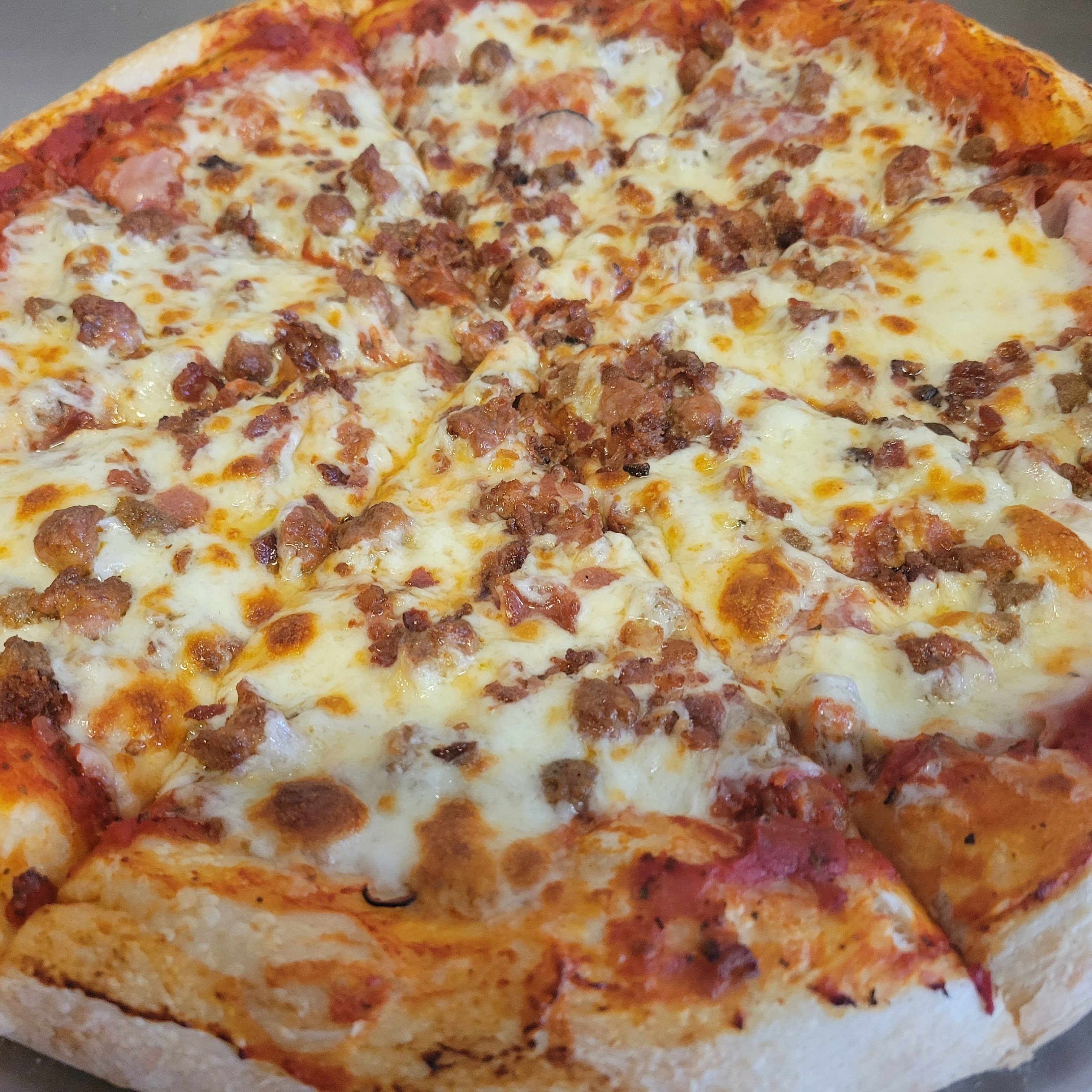 All Meat Combo Pizza.
